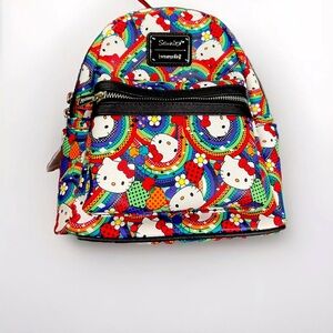 Loungefly hello kitty abstract colorful backpack